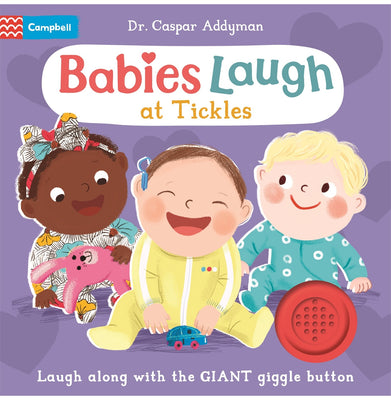 imagBabies Laugh at Tickles: Sound Book with Giant Giggle Button to Press Board book Dr Caspar Addyman Ania Simeone