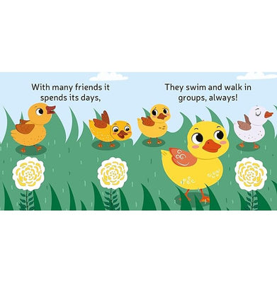 imagBaby Duck Finger Puppet Book : Fun Activities Board books for Kids Board book – Picture Book Board book Om Books Editorial Team