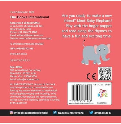 imagBaby Elephant Finger Puppet Book : Fun Activities Board books for Kids Board book – Picture Book Board book Om Books Editorial Team
