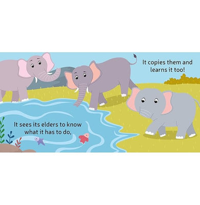imagBaby Elephant Finger Puppet Book : Fun Activities Board books for Kids Board book – Picture Book Board book Om Books Editorial Team