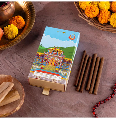 imagBADRINATH KESAR CHANDAN BAMBOOLESS INCENSE STICKS