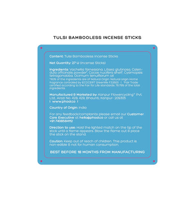 imagBambooless Incense Sticks - Tulsi