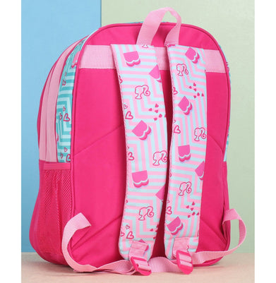 imagBarbie Look Out World School Bag Pink - 16 Inches