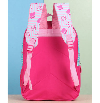 imagBarbie Look Out World School Bag Pink - 16 Inches