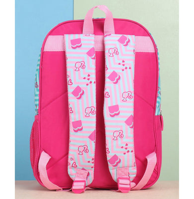 imagBarbie Look Out World School Bag Pink - 16 Inches