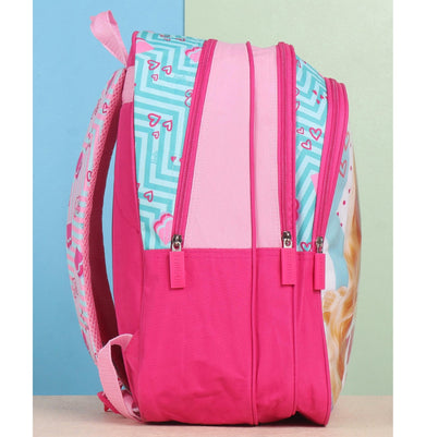 imagBarbie Look Out World School Bag Pink - 16 Inches