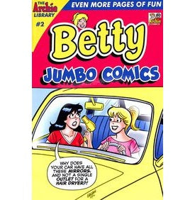 imagBetty Jumbo Comics Library # 2 Paperback Archie Comic Publications Inc
