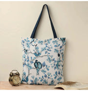 image //www.c...Birds of Paradise Cotton Canvas Tote Bags