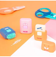 image //www.c...Blister Pack Compact Eraser With Brush, Fun Animals Special Series + Spare Eraser