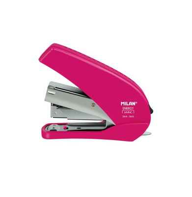 imagBlister Pack 'Energy Saving' Compact Stapler Pink, Acid Series Incl. 1000 Staples