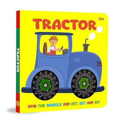 imagBoard Book: Tractor Wheel Book : Wheel books for kids : Board Book for Children Age 1:3 Years Board book Om Books Editorial Team