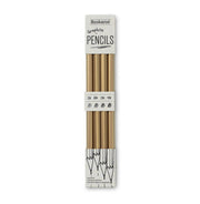 image //www.c...Bookaroo Graphite Pencils - Gold