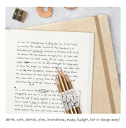 image //www.c...Bookaroo Graphite Pencils - Gold