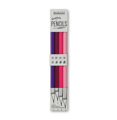 imagBookaroo Graphite Pencils - Pinks