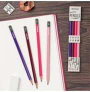 image //www.c...Bookaroo Graphite Pencils - Pinks