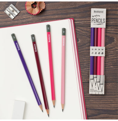 imagBookaroo Graphite Pencils - Pinks