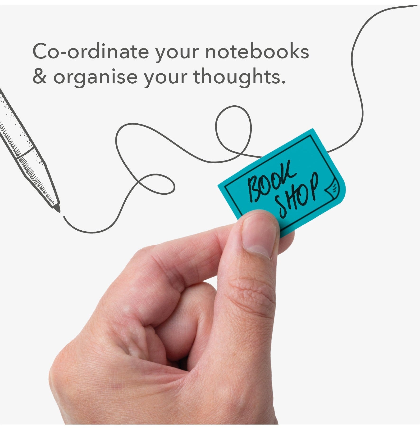 Bookaroo Blues Stylish Sticky Tabs For Effortless Organization