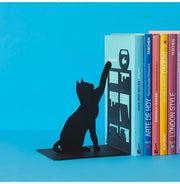 image //www.c...Bookend,Fishing Cat,Black,Metal-27474