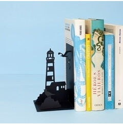 imagBookend Lighthouse Black Metal -27909