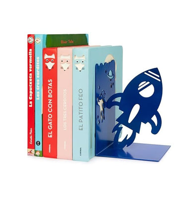 imagBookend,Space Walk,Blue,Metal-27702