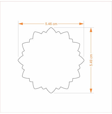 imagGeometric Brass Flower Bookmark: A Touch of Elegance for Every Reader buy online at crossword.in