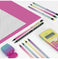 imag4Box 6 Thick Lead Round Colour Pencils Sunset Series, Black Wood