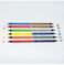 imag7Box 6 Triangular Double-Ended Colour Pencils Fluo Colous + Metallic Colours