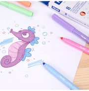 image //www.c...Box 8 Conical Tip Fibrepens, Pastel Colours