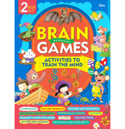 image //www.c...Brain Games: Activities to Train The Mind : Level:2 : Brain Games for Kids : Comparison Picture Graphics Numbers Maze Equation and Difference Symmetrical Shapes etc : Activity Books Paperback Om Books Editorial Team