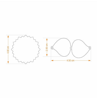 imagBrass Rakhi & Lumba Set Leaf n Amer
