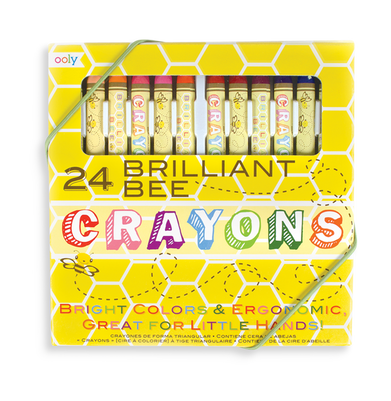 imagBrilliant Bee Crayons - Set of 12