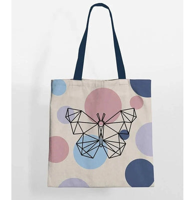 imagButterfly Cotton Canvas Tote Bags