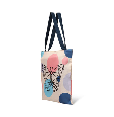 imagButterfly Cotton Canvas Tote Bags