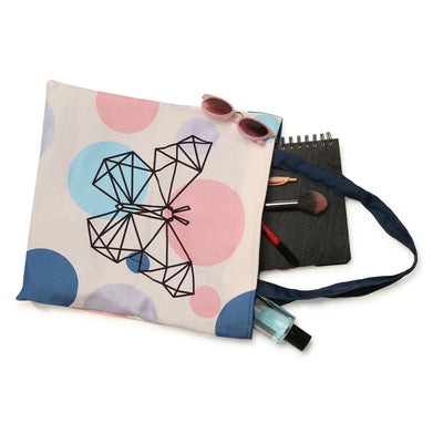 imagButterfly Cotton Canvas Tote Bags
