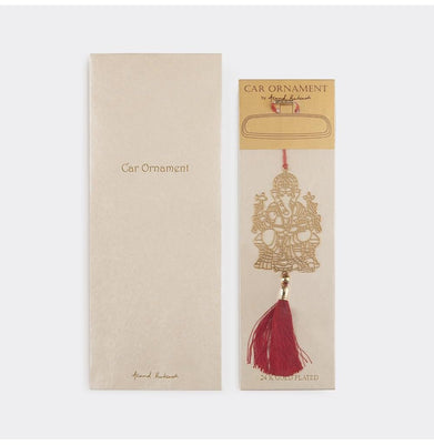 imagCar Ornament Ganesha 3 Gold Plated