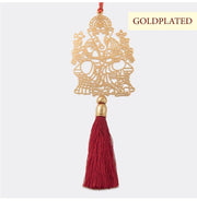 image //www.c...Car Ornament Ganesha 3 Gold Plated
