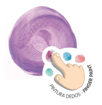 imagCase 6 Pots 100 Ml Finger Paint, Metallic Colours