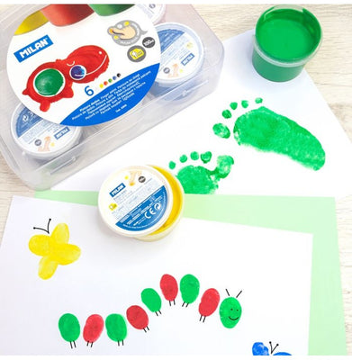 imagCASE OF 6 BOTTLES OF 100ml FINGER PAINT