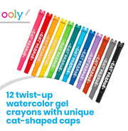 image //www.c...Cat Parade Gel Crayons - Set of 12