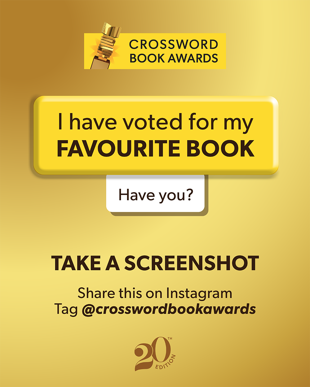 Thank you for voting in the Crossword Book Awards