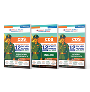 imagOswaal CDS Combined Defence Services Chapter-wise & Topic-wise 12 Years' Solved Papers 2014-2025 II Elementary Mathematics, English & GK Set of 3 Books For 2025 Exam buy online at crossword.in