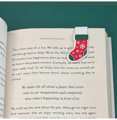imagChristmas Bookmarks Pack of 4-Set Green