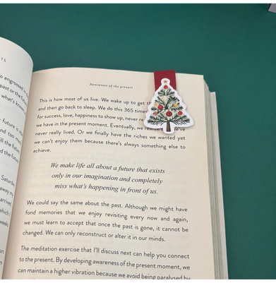 imagChristmas Bookmarks Pack of 4-Set Green