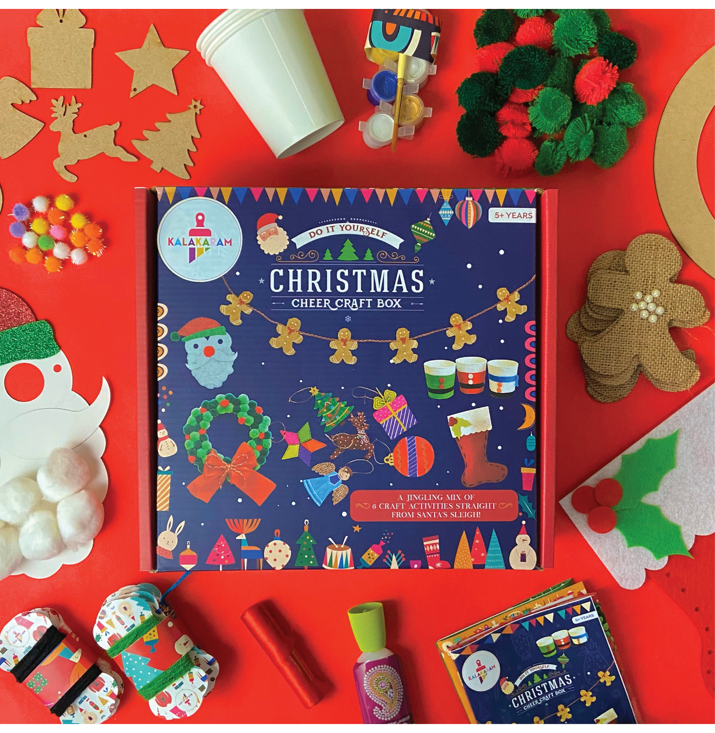 Christmas Cheer Craft Box: 6 Festive Projects for Holiday Fun!
