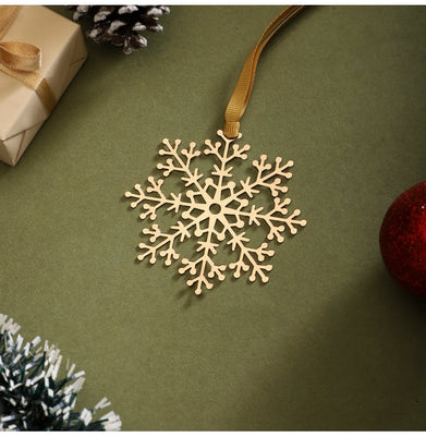 imagChristmas Ornament - Frosted Crystal Flake
