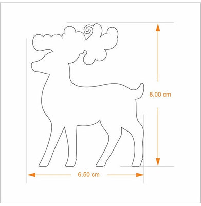 imagChristmas Ornament - Ornate Reindeer