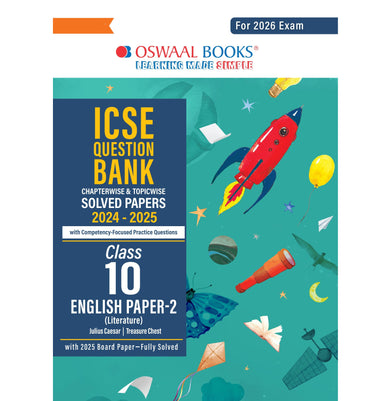 imagOswaal ICSE QB Class 10 English Literature Paper-2 2026 - New