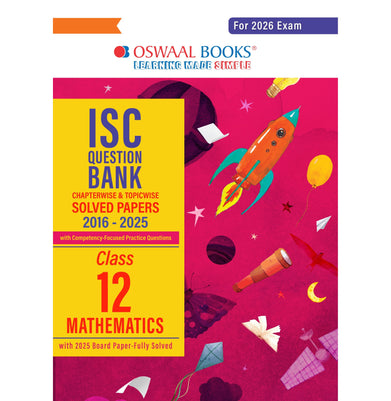 imagOswaal ISC Question Bank Chapterwise & Topicwise Solved Papers Class 12 Mathematics For 2026 Exam