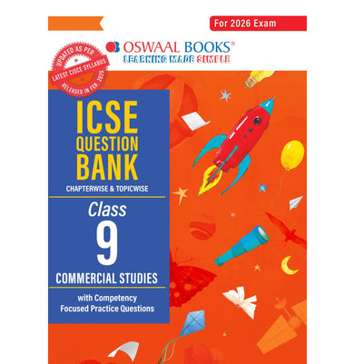 imagOswaal ICSE Question Bank Chapterwise & Topicwise Solved Papers Class 9 Commercial Studies For 2026 Exam buy online at crossword.in