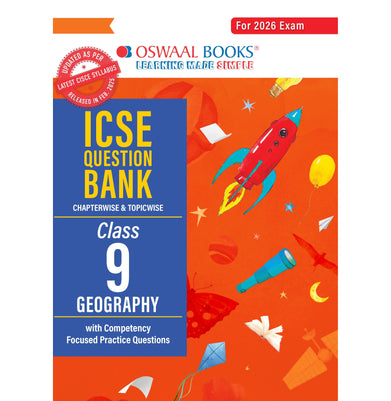 imagOswaal ICSE Question Bank Chapterwise & Topicwise Solved Papers Class 9 Geography For 2026 Exam buy online at crossword.in
